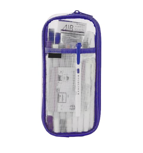 Durable Mesh Pencil Case for School & Travel - Multi-Purpose Stationery Organizer for Kids, Teens & Adults | Perfect for Office, College, Backpack & Makeup Storage