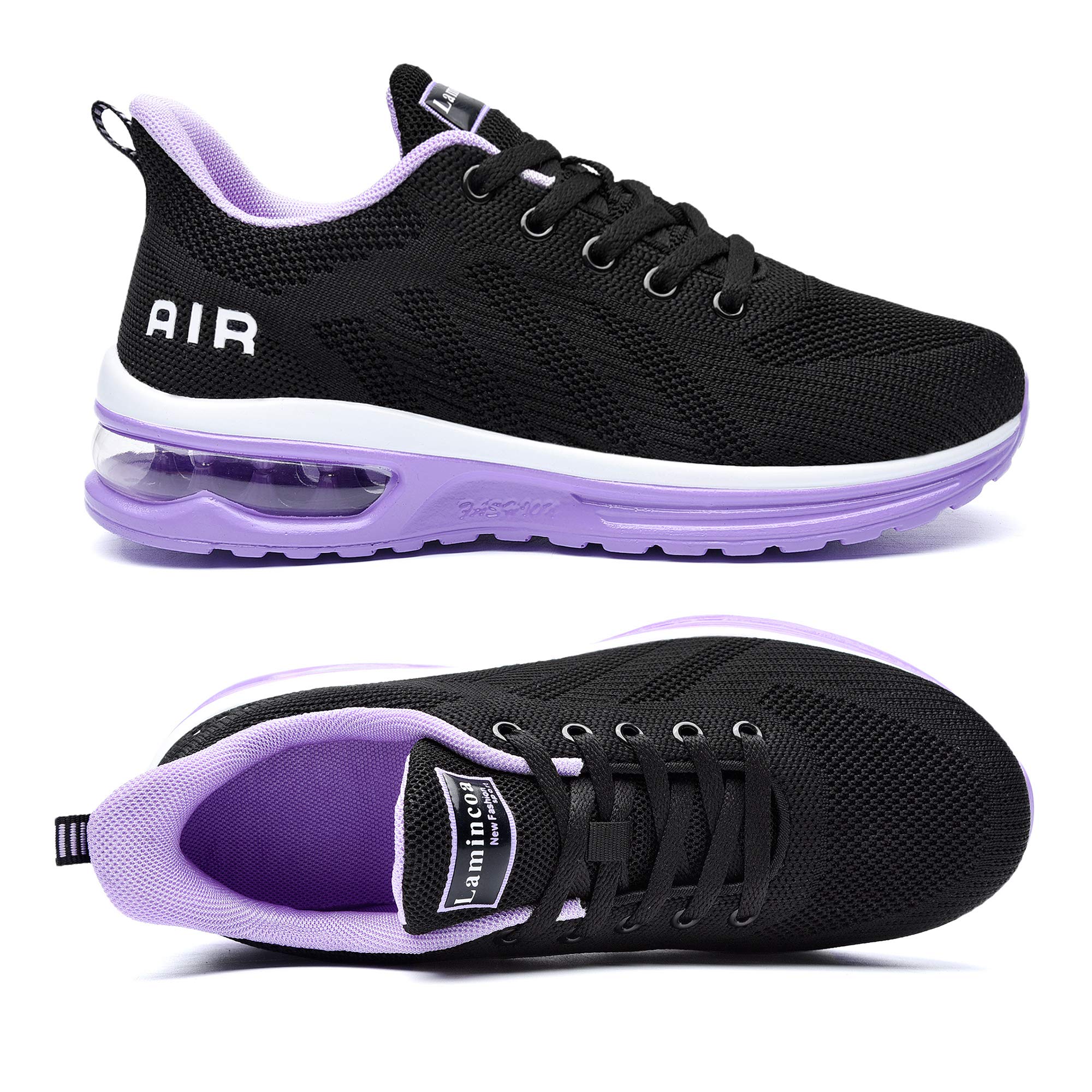 Lamincoa Women's Lightweight Running Shoes - Non-Slip Air Cushion Sneakers with Breathable Mesh for Walking, Tennis, Gym Workout & Sports | Perfect for Jogging, Training & Outdoor Activities