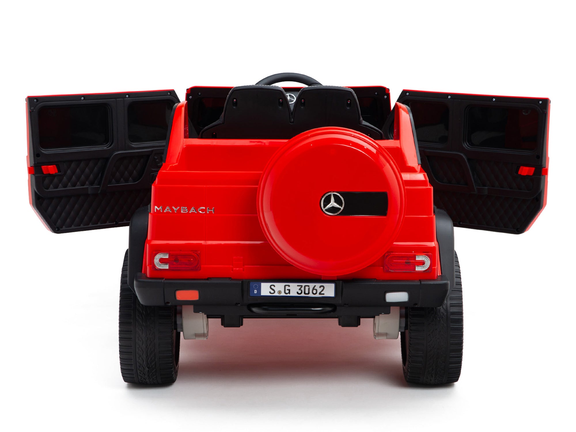 12V Mercedes Maybach G650 Landaulet Kids Ride-On Car with Remote Control - Red Electric SUV Toy for Boys & Girls | Birthday Gift, Outdoor Play, Backyard Fun