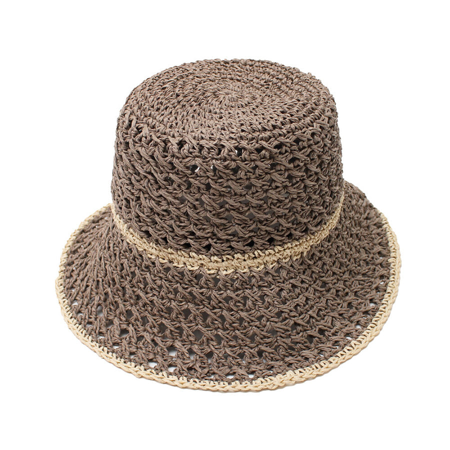 SENBADO Line Openwork Paper Hat - 434 x 297mm, Grey (125g) - Perfect for Parties, Weddings & Themed Events