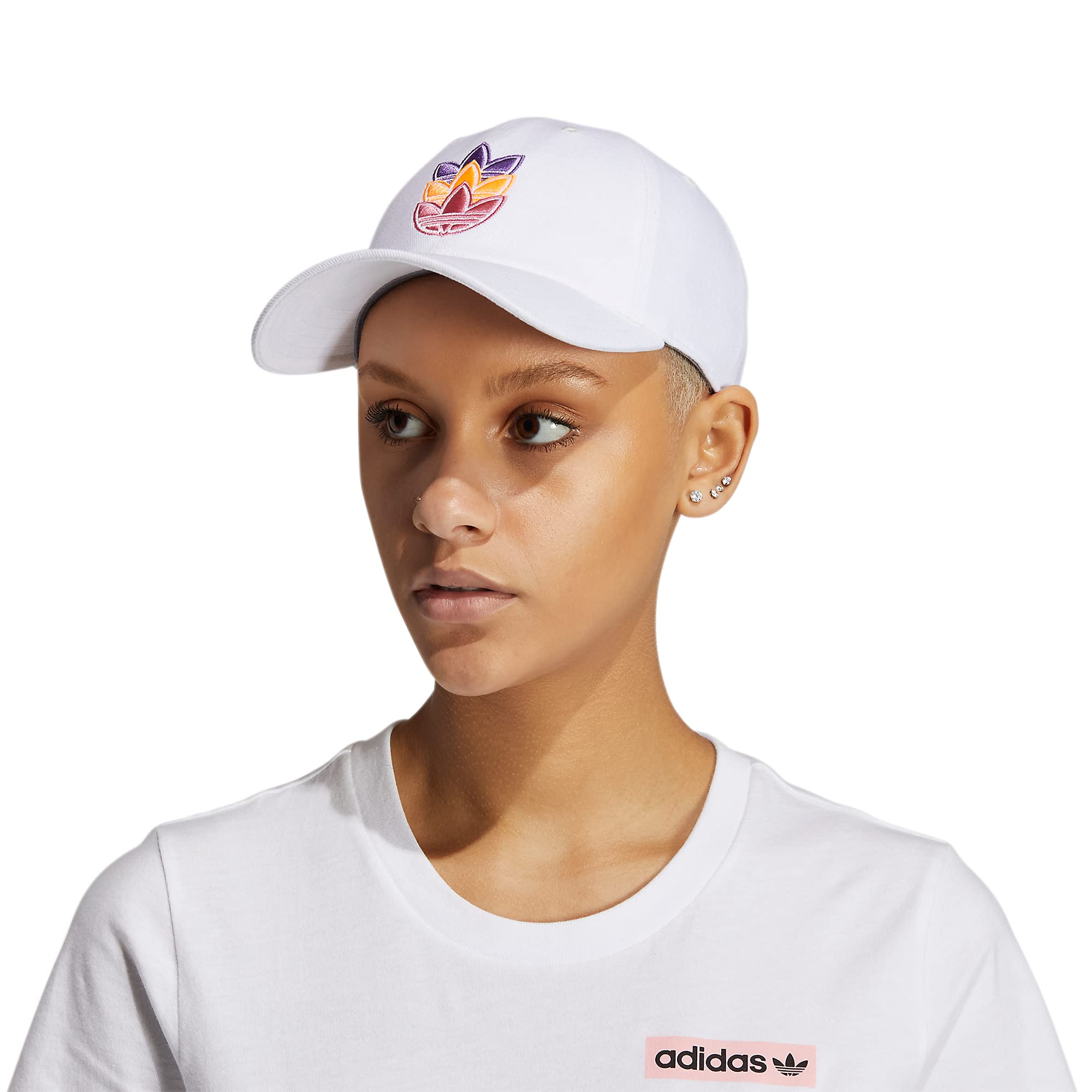 adidas Originals Women's Logo Play Relaxed T-Shirt - Casual Comfort Fit Cotton Tee for Everyday Wear, Gym & Street Style