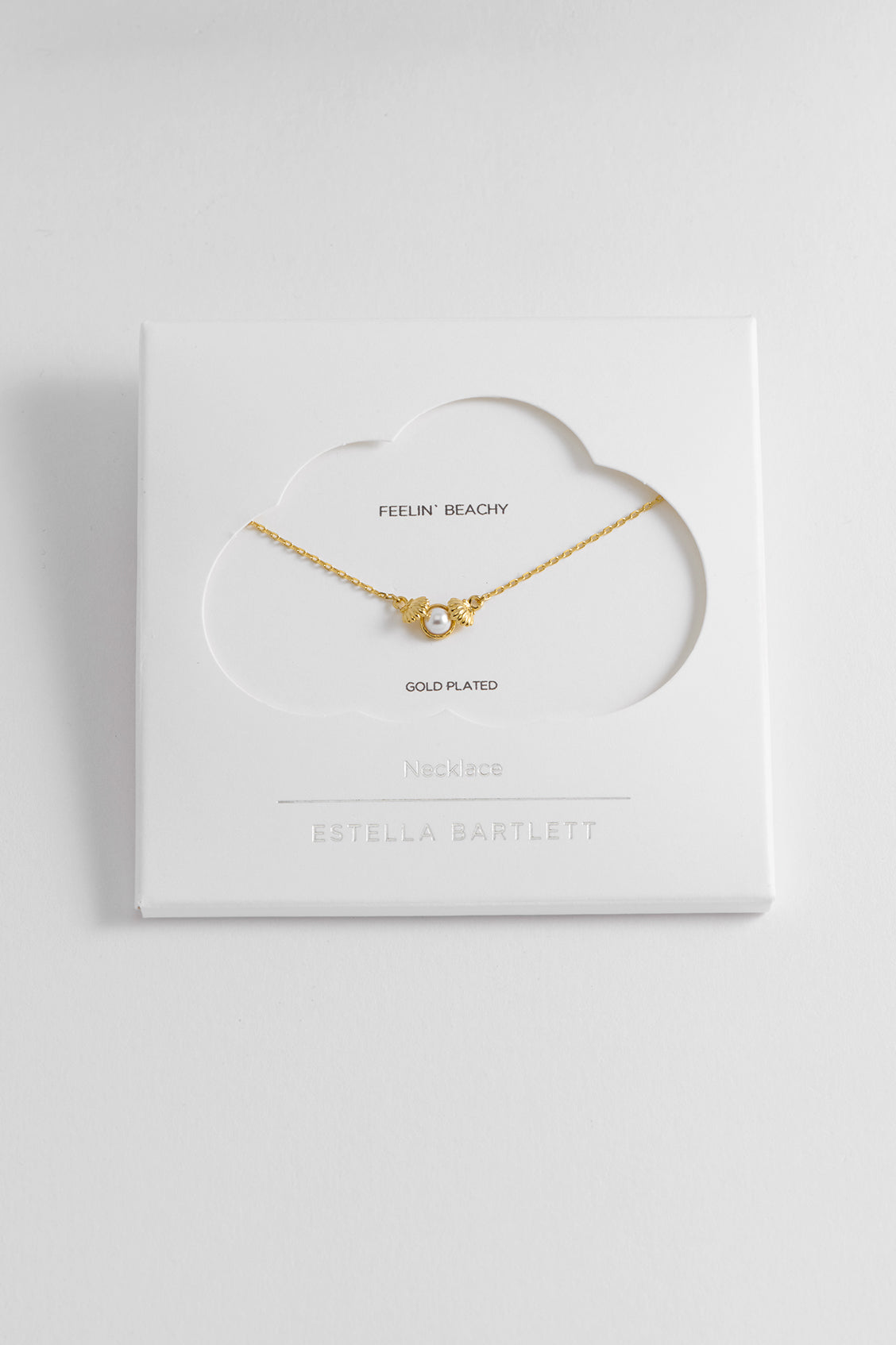 Elegant Pearl Scallop Pendant Necklace - 18K Gold Plated Women's Jewelry Gift for Anniversary, Birthday & Special Occasions | Perfect for Weddings, Parties & Date Nights