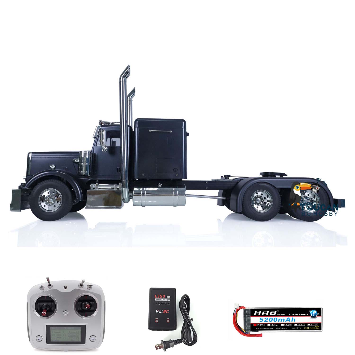 TAMIYA 1/14 Scale 6x4 Grand Hauler RC Tractor Truck - RTR Remote Control Model with Light & Sound, FS-I6S System, Motor & Servo | Ready-to-Run for Hobbyists & Collectors | Perfect for Racing, Off-Roading & Display