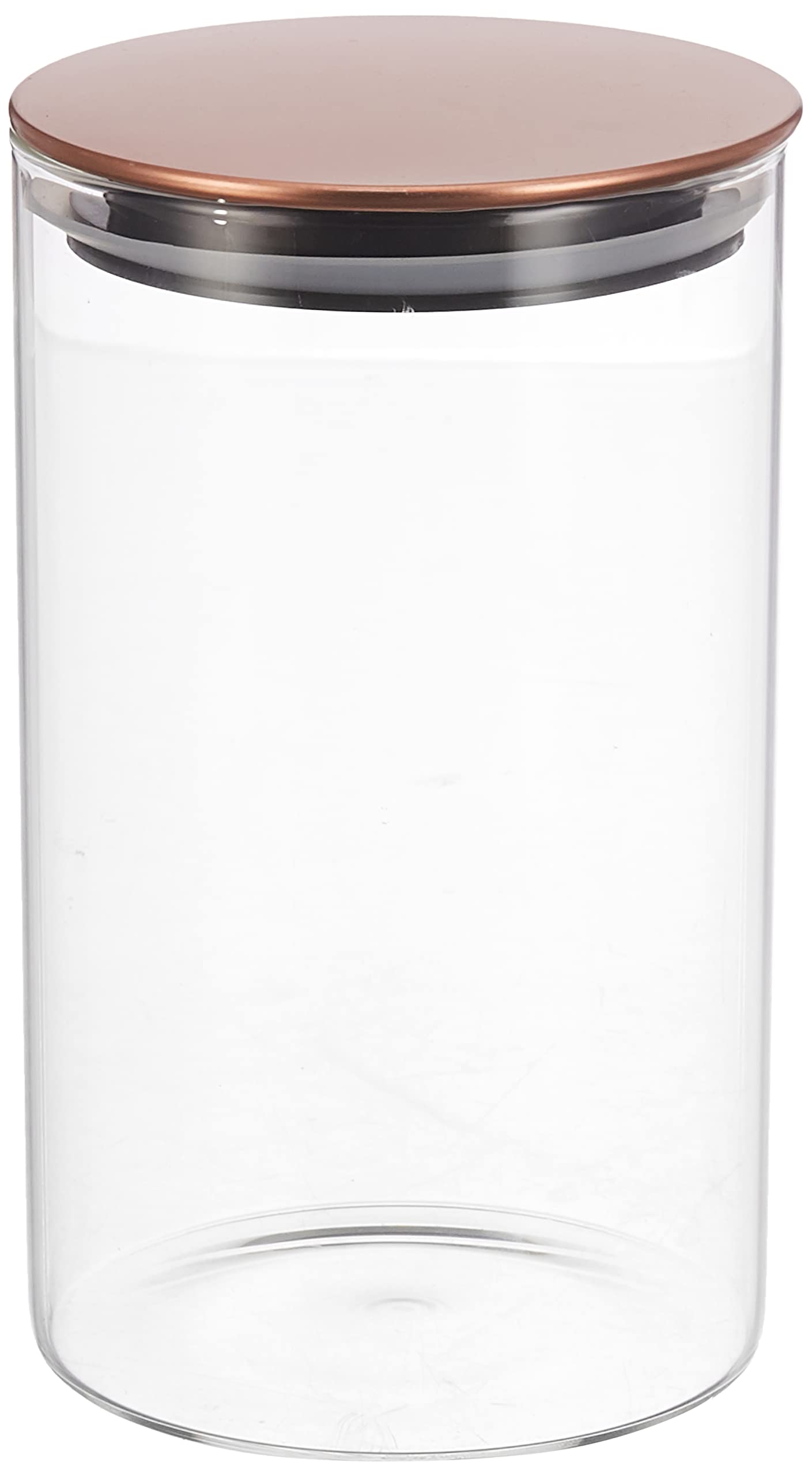 Solimo 1000ml Borosilicate Glass Jar - Transparent, Heat-Resistant & Durable for Food Storage, Canning, Pickling, and DIY Crafts - Perfect for Kitchen, Pantry, and Home Organization