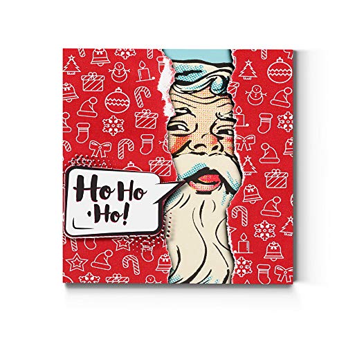 Wrapping Paper Santa Red