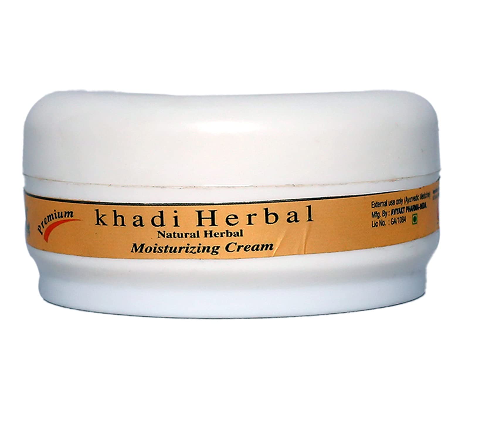 Khadi Natural Herbal Moisturizing Face Cream - Deep Nourishing Moisturizer for Normal, Dry, Oily & Combination Skin | 120g | Organic Skincare for Daily Hydration & Glowing Complexion | Perfect for Day & Night Use