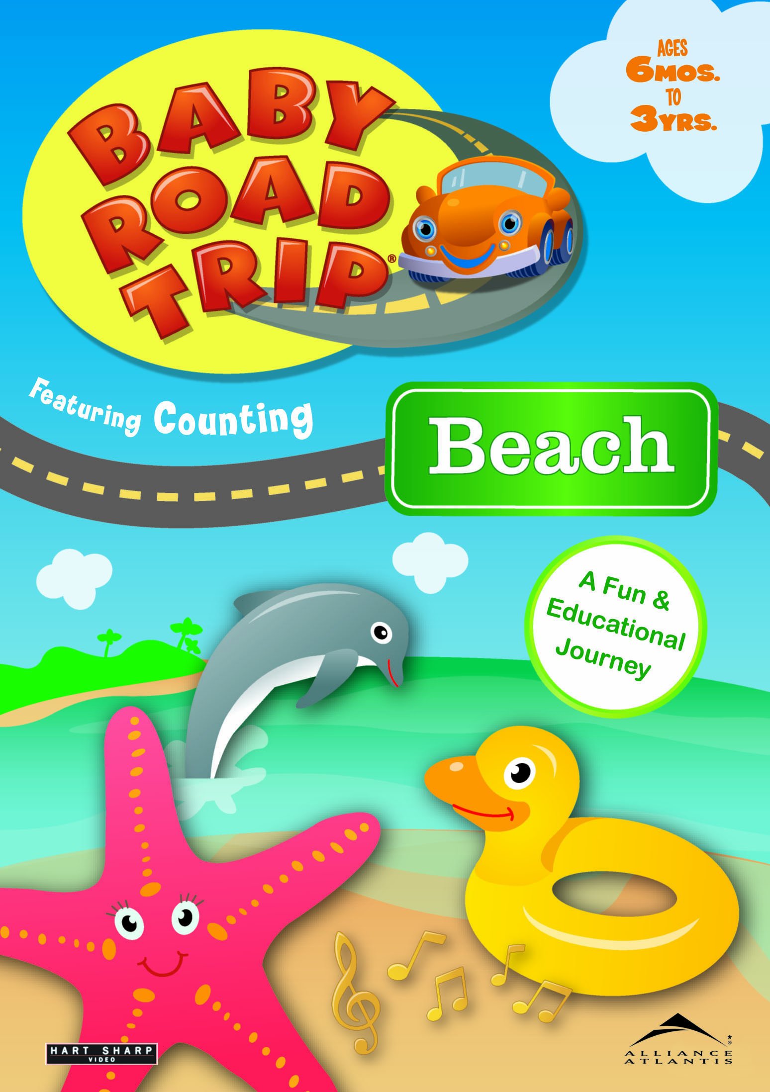Baby Road Trip Beach (2007) DVD - Fun Family Travel Movie for Kids & Toddlers - Perfect for Car Rides, Beach Vacations, and Home Entertainment