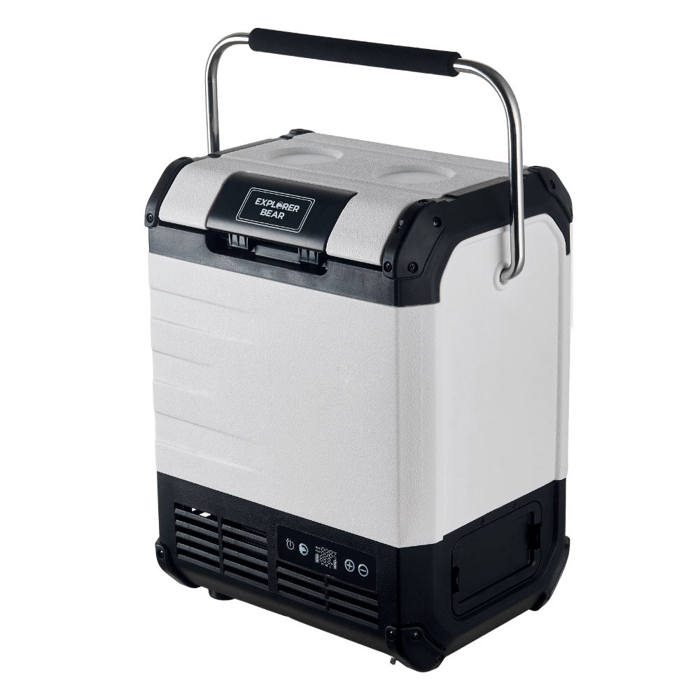 Explorer Bear UR10W 10.5QT/10L 12V/24V Portable Electric Cooler & Freezer - Car Fridge for Camping, Road Trips & Outdoor Adventures
