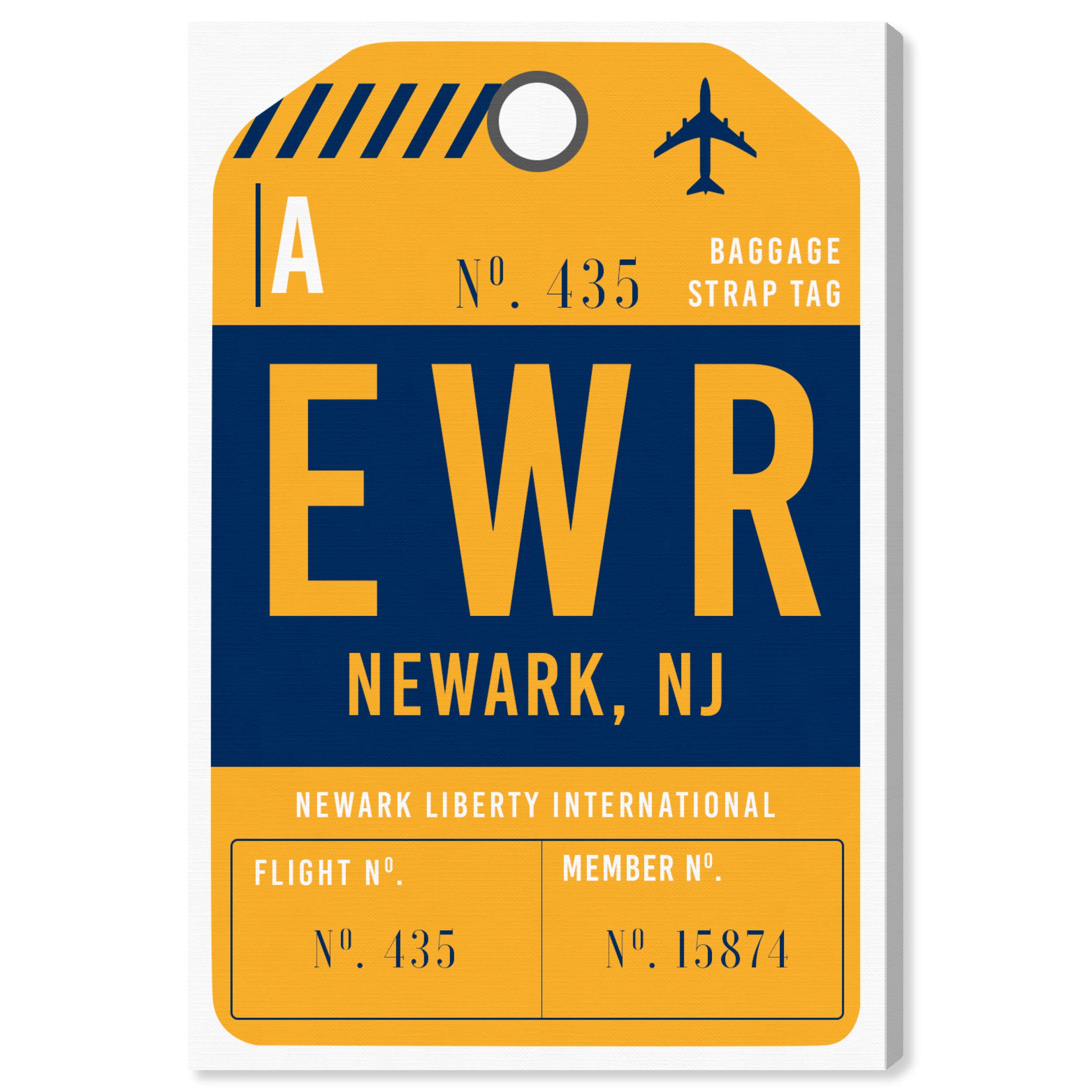 Newark Skyline Wall Art Canvas Print - Modern Cityscape Decor for Home & Office | Perfect Gift for Travel Lovers & Urban Design Enthusiasts