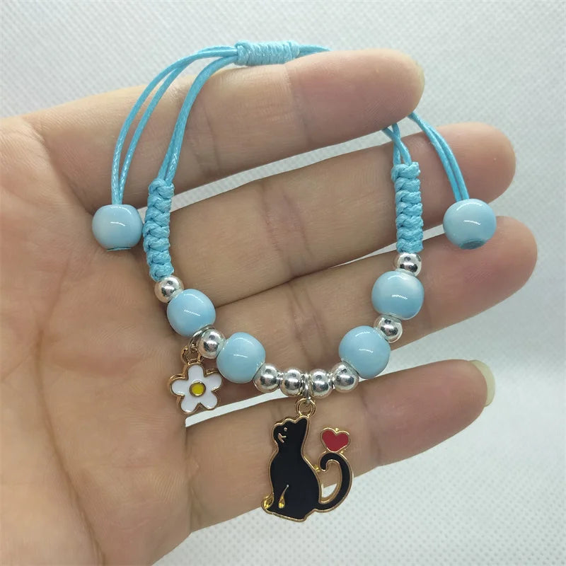 Stylish Animal Cat Bracelet for Girls - Trendy Handmade Jewelry Gift for Cat Lovers | Perfect for Parties, Gifts & Everyday Wear
