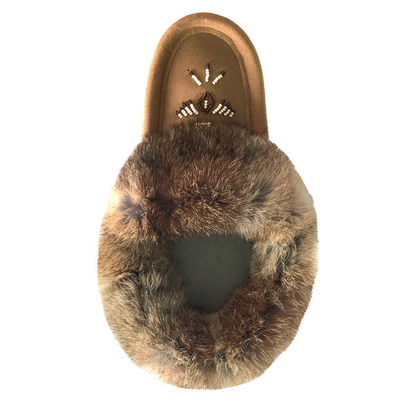 Women's Warm Fleece-Lined Rabbit Fur Suede Moccasins with Non-Slip Rubber Sole | Cozy Indoor/Outdoor House Shoes for Winter Comfort