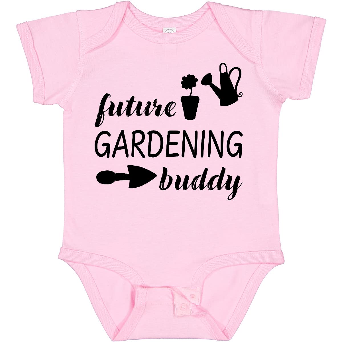 Inktastic Future Gardening Buddy Baby Bodysuit - Cute Organic Cotton Onesie for Toddlers & Infants - Perfect for Outdoor Play, Gardening Activities & Family Bonding