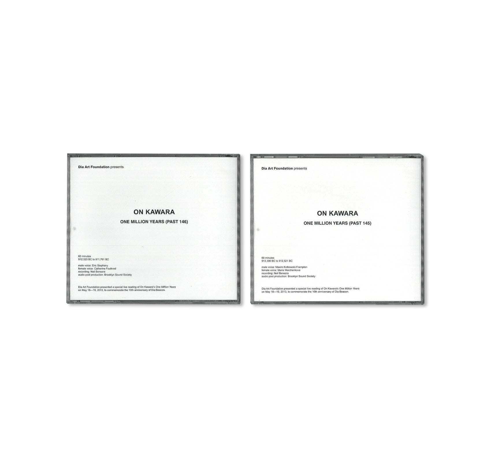 ONE MILLION YEARS (PAST & FUTURE) by On Kawara - Conceptual Art Book for Collectors & History Enthusiasts - Perfect for Modern Art Exhibitions & Academic Research