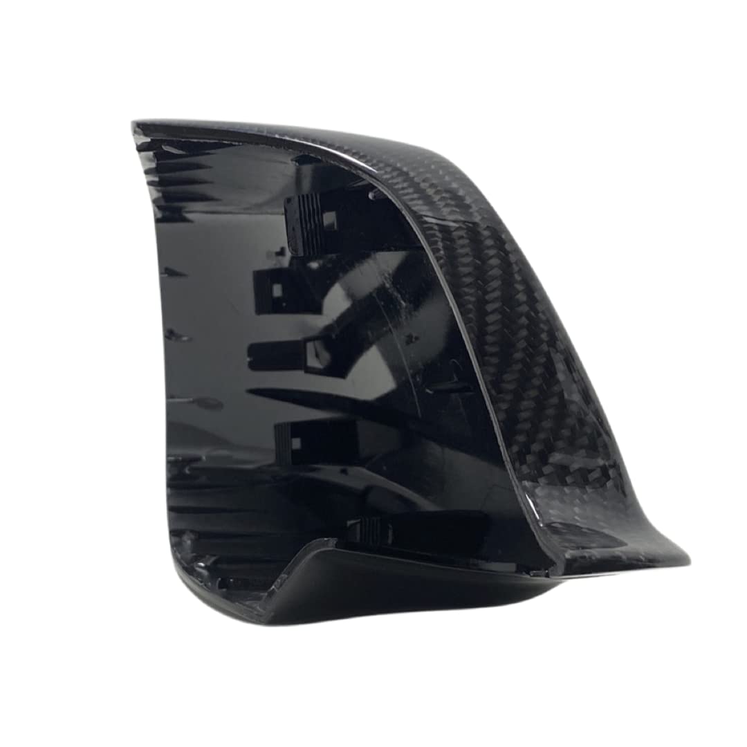 Carbon Fiber Side Mirror Cover Replacement for BMW 5 Series F10 F11 F07 - Lightweight & Durable Exterior Upgrade for Enhanced Style & Protection