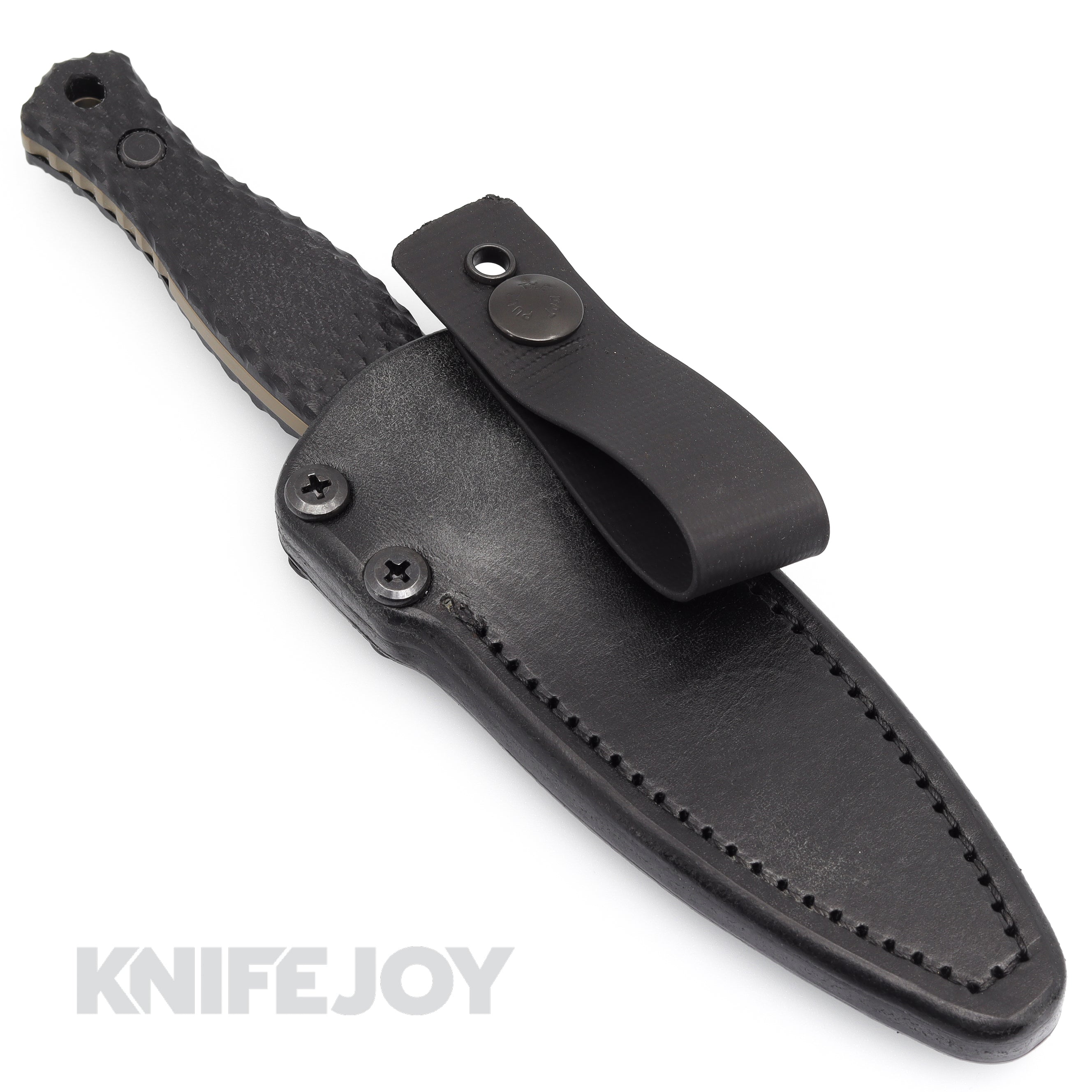 Les George Knives Galvo Dagger - 3V Steel Blade with Black Diamond G10 Handle & FDE Cerakote Coating | Tactical EDC, Outdoor Survival, Hunting, and Collection Use