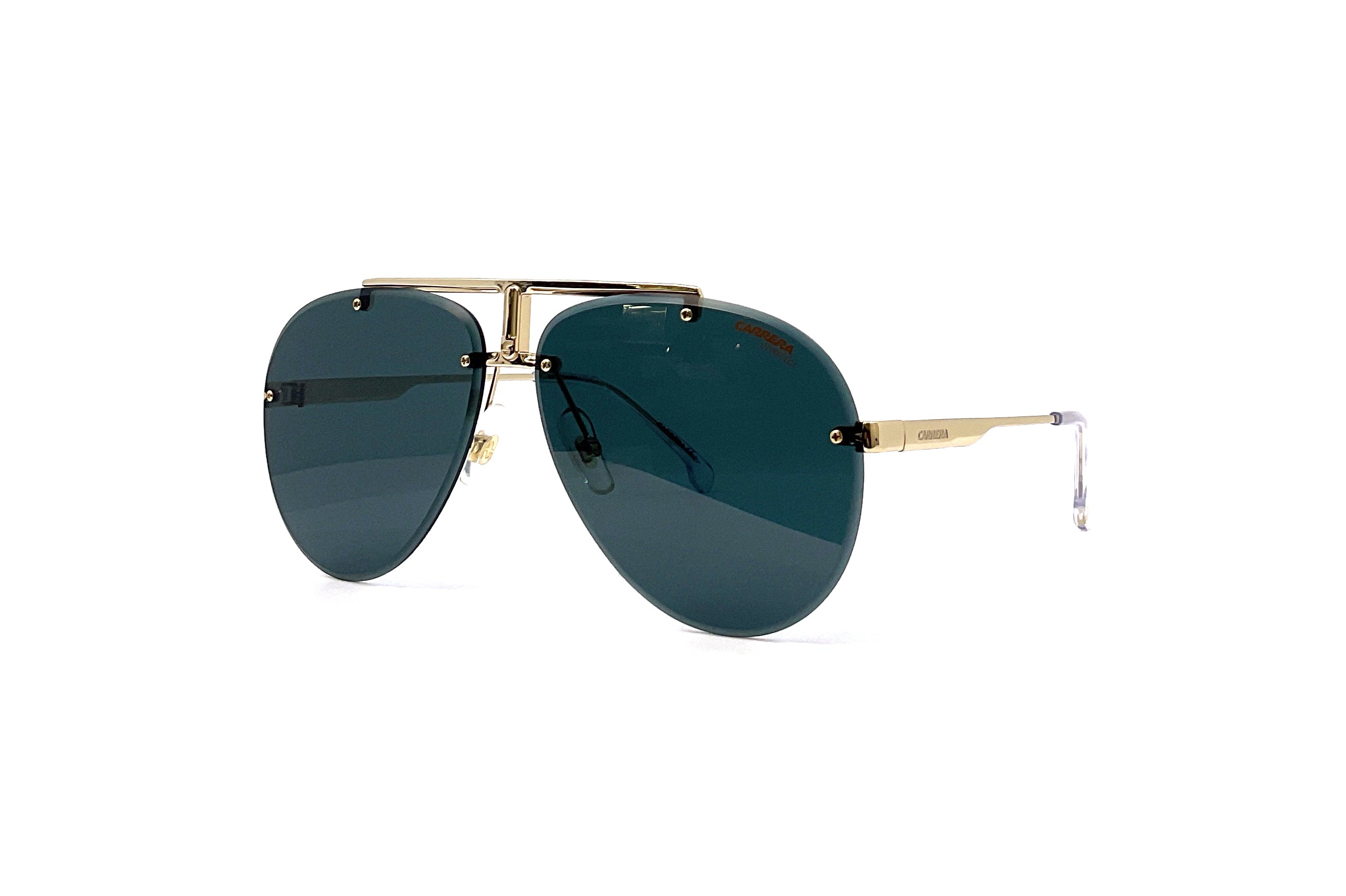 Carrera 1032/S Sunglasses - Gold & Green Aviator Style for Men & Women | UV Protection, Fashion Accessory for Outdoor Sports, Driving & Travel