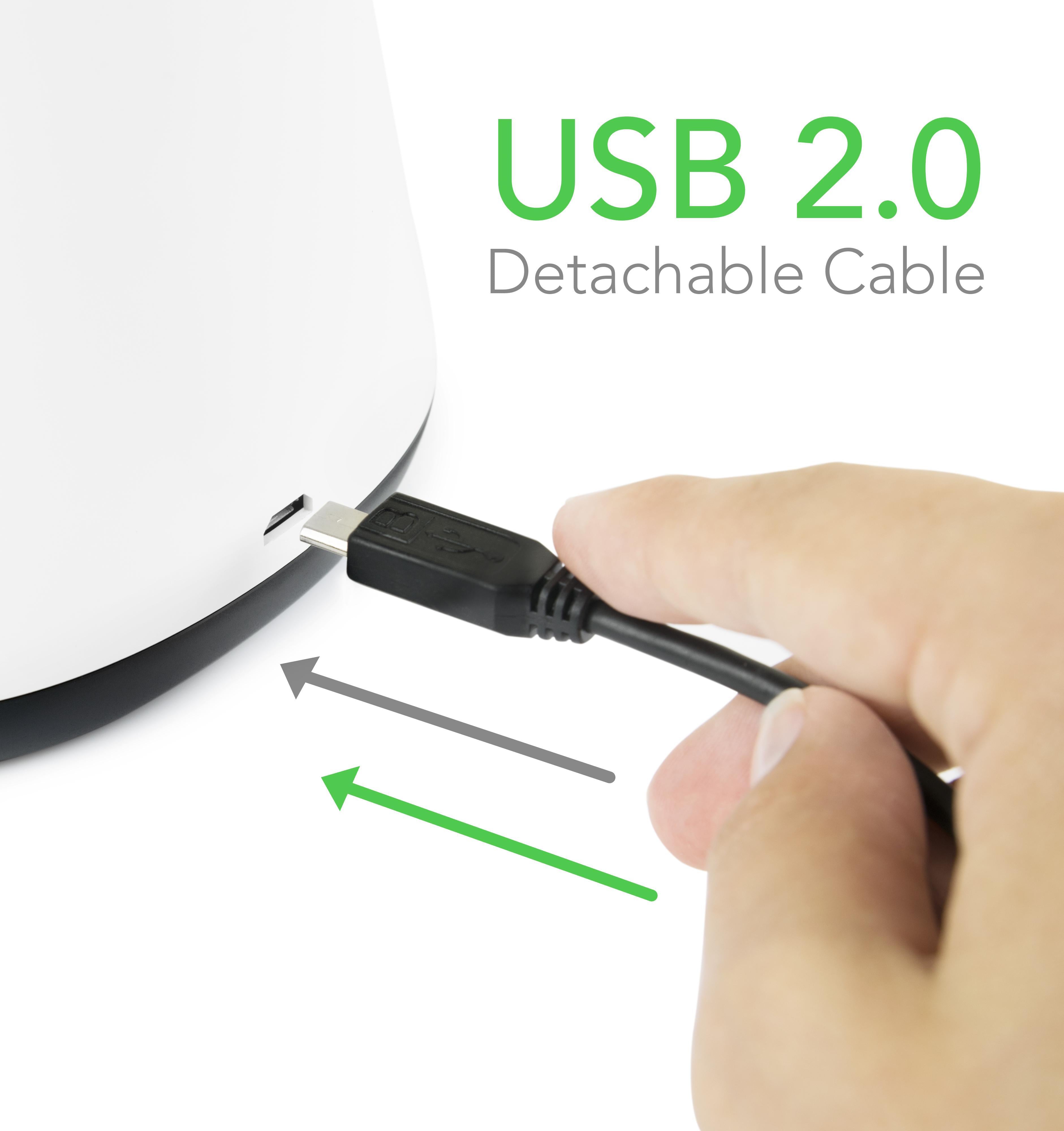 Plugable 800x Digital USB Microscope with Inverted & Optical Lens - Perfect for Electronics Repair, Jewelry Inspection, and Science Education