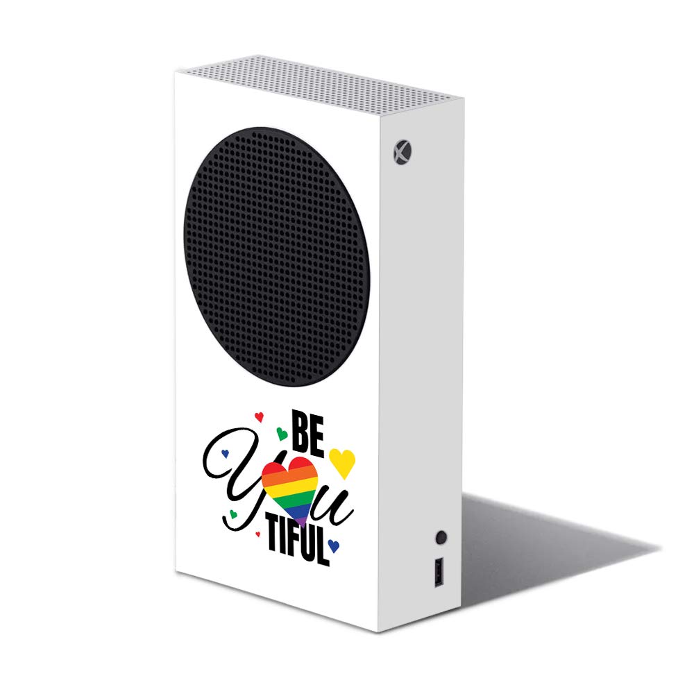MightySkins Protective Vinyl Decal Wrap Cover for Xbox Series S - BeYouTiful Rainbow Design | Durable, Customizable & Easy to Apply Skin | Made in USA | Perfect for Gaming Setups & Personalized Console Protection