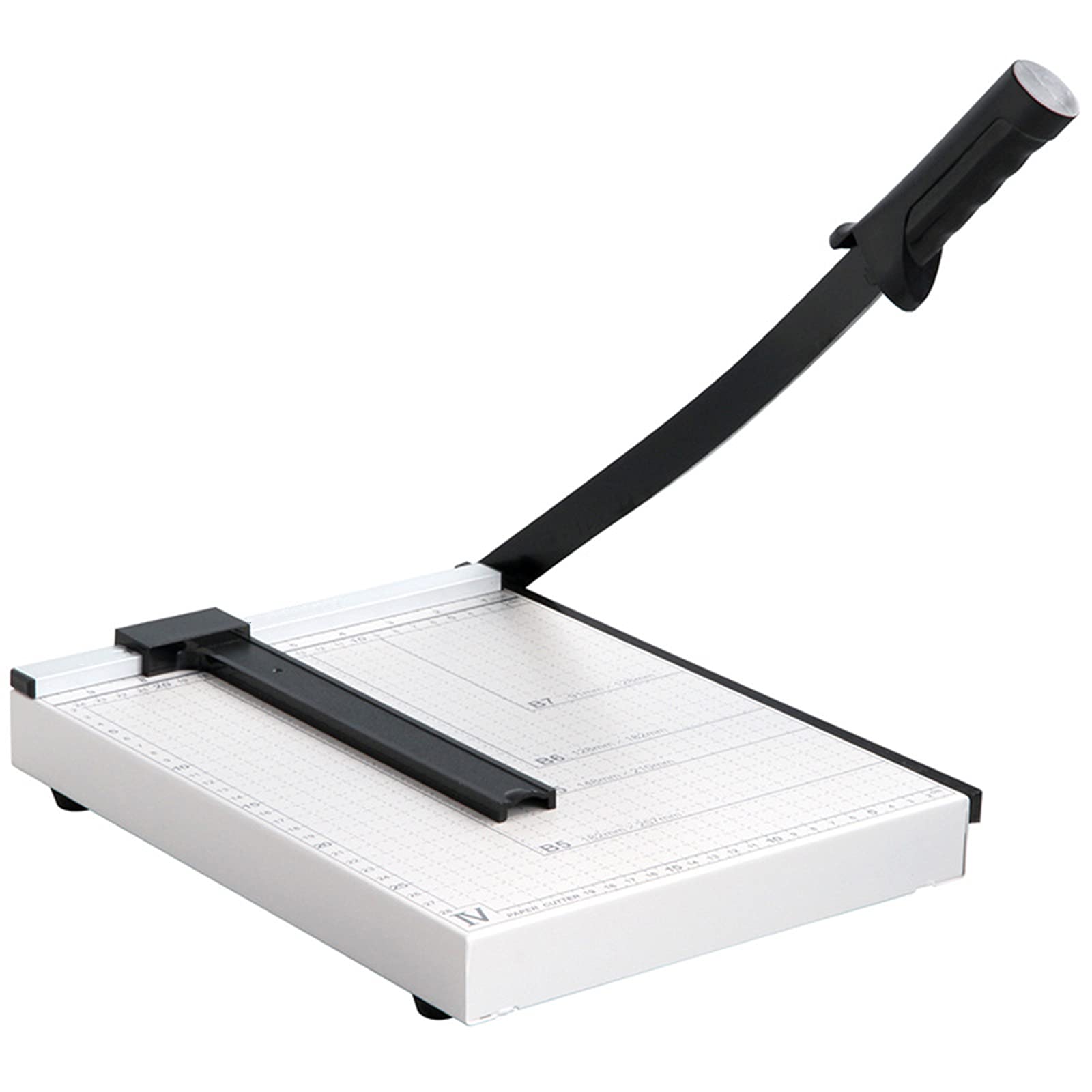 Premium A4 Paper Trimmer - Heavy Duty Metal Base Paper Cutter with Grid Guide for Office, Home & Crafting - 10 Sheet Capacity - Perfect for Scrapbooking, Photo Cutting & Document Trimming