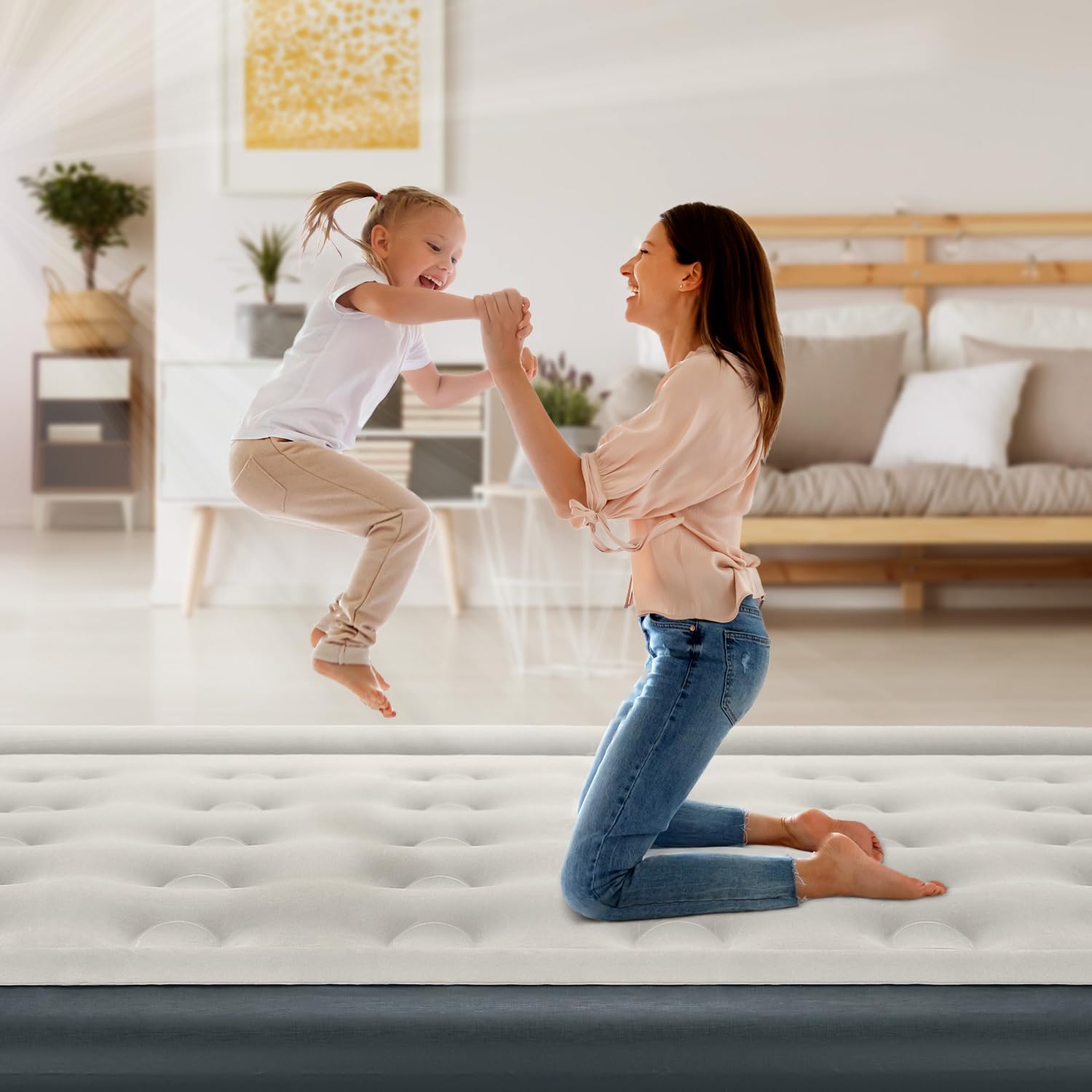 InnoTruth Queen Air Mattress with Built-in Pump - 18