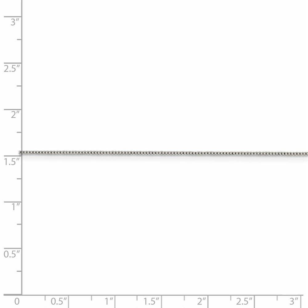 Sterling Silver Box Chain Necklace 0.8mm - Elegant Jewelry for Gifts & Daily Wear