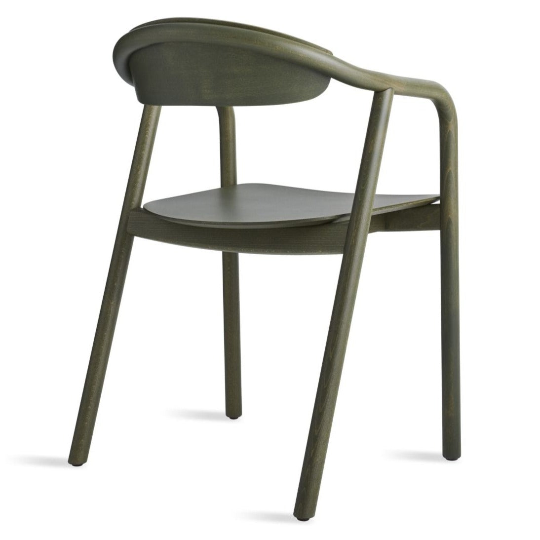 Modern Dibs Dining Chair - Sturdy Wooden Kitchen Chair with Upholstered Seat - Perfect for Dining Room, Kitchen, Breakfast Nook & Home Office