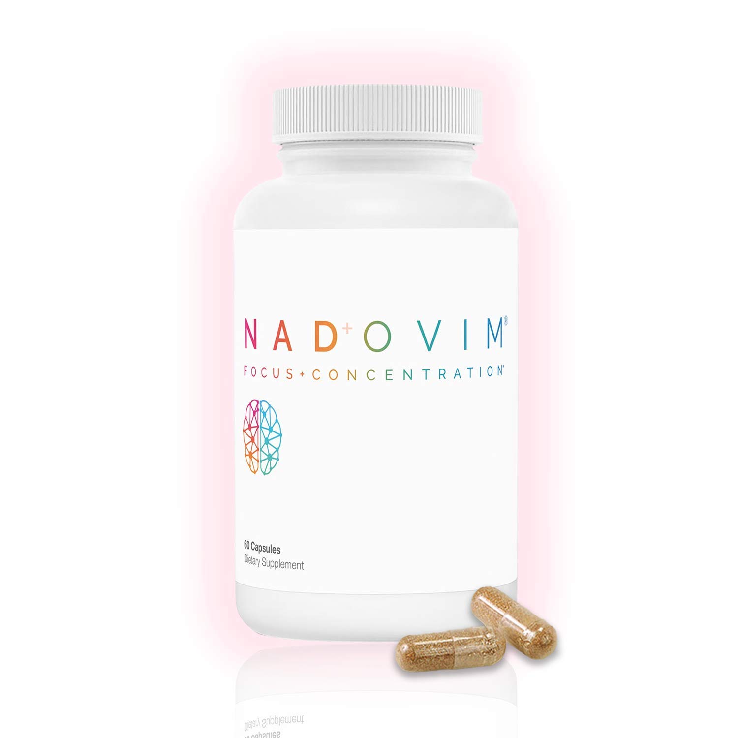 Nadovim – 200mg NAD+ Supplement for Brain Health | Premium NAD+ Booster Superior to NR (Nicotinamide Riboside) & NMN (Nicotinamide Mononucleotide) | Supports Focus, Memory & Cognitive Function | Ideal for Professionals, Students & Aging Adults