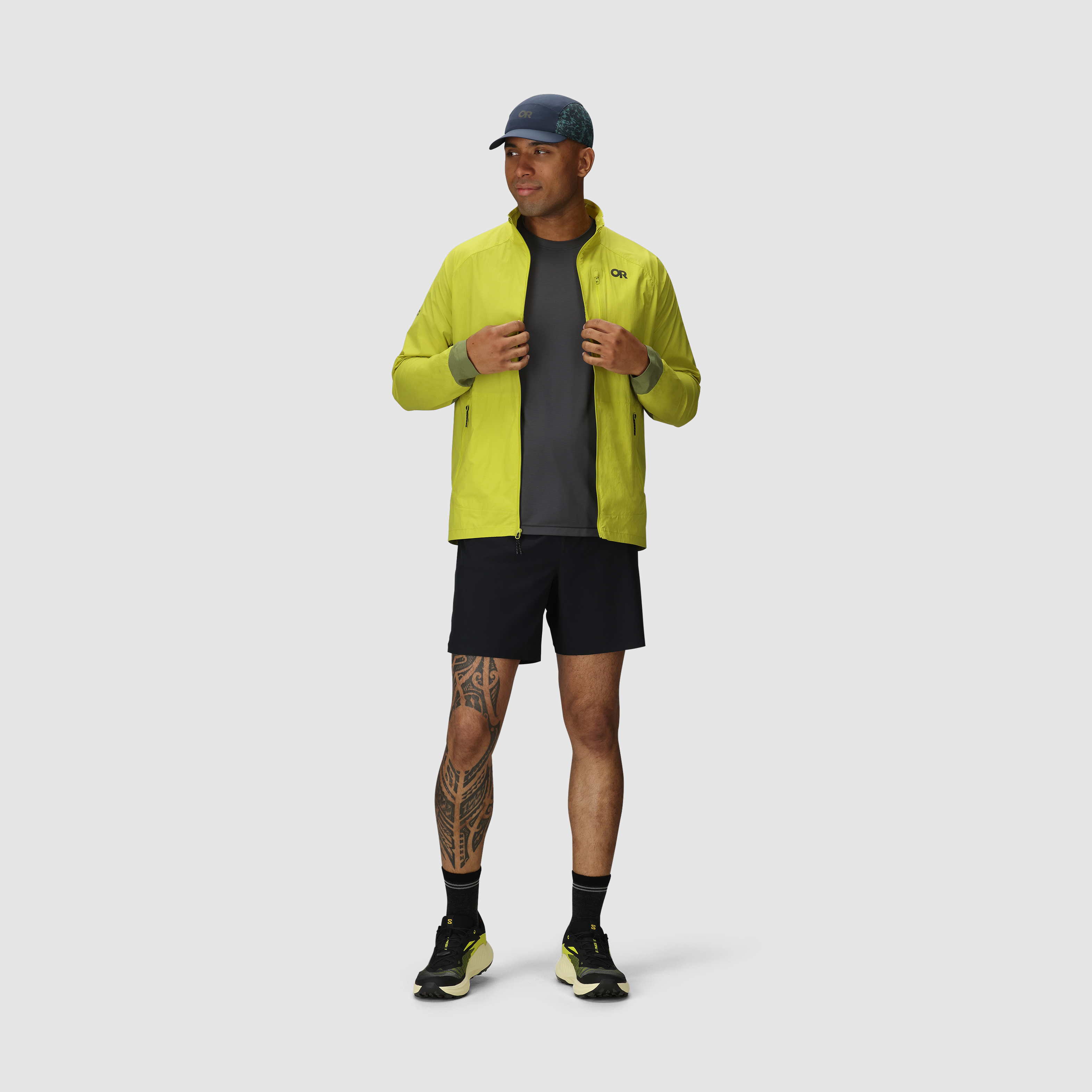 Men's Deviator Wind Jacket - Lightweight Water-Resistant Outdoor Windbreaker for Hiking, Running & Travel