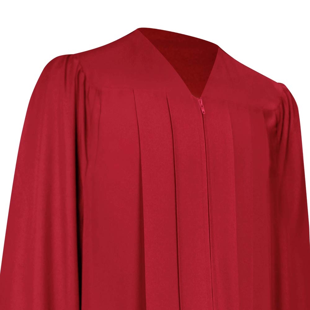 Endea Graduation Matte Gown - Premium Quality Graduation Robe for Ceremonies, Commencement & Academic Events - Perfect for High School, College & University Graduations
