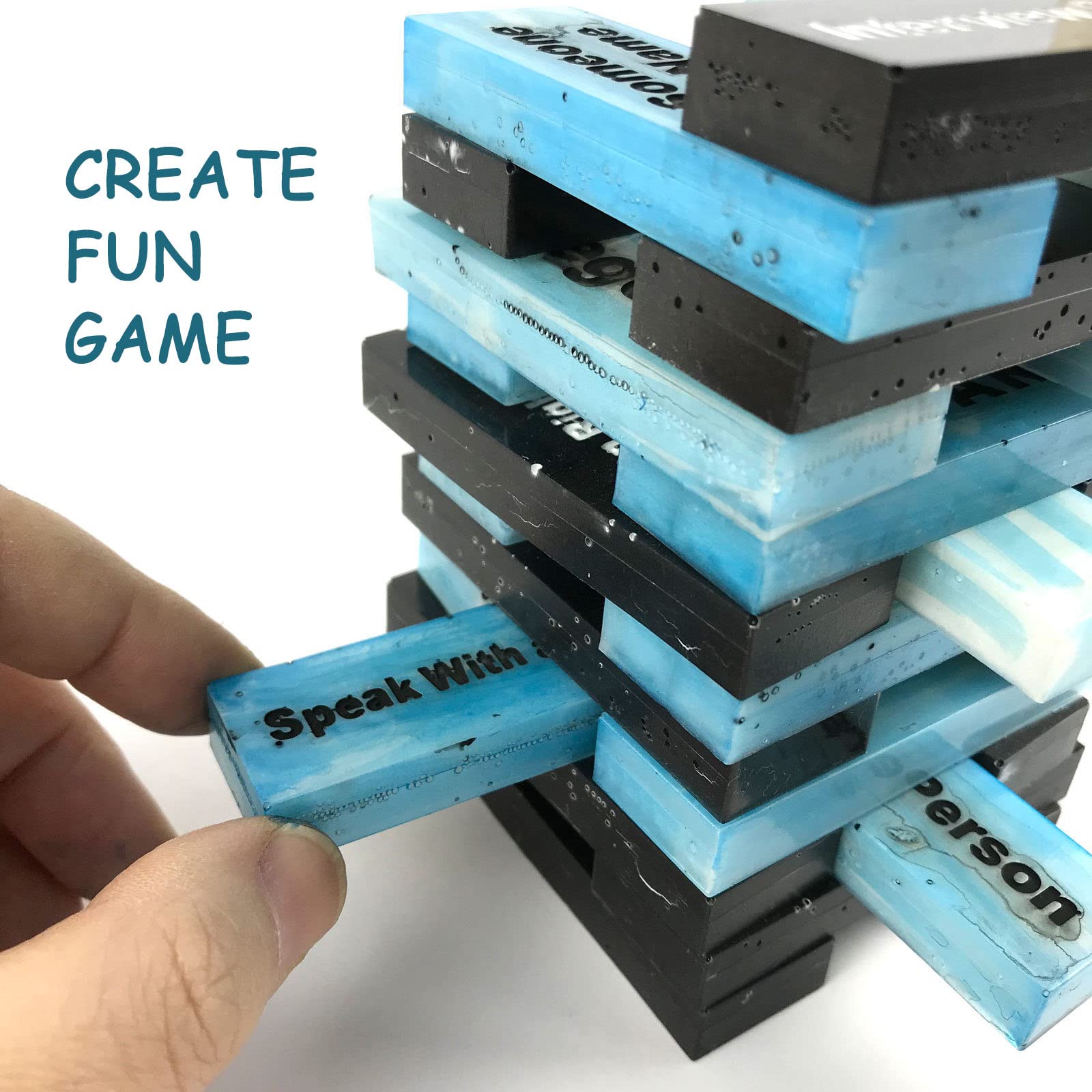 Premium Resin Molds for DIY Crafts - Silicone Game Molds for Family Gatherings & House Parties - Creative Gift Idea for Board Game Lovers - Perfect for Epoxy Resin Art, Tabletop Gaming, and Party Activities