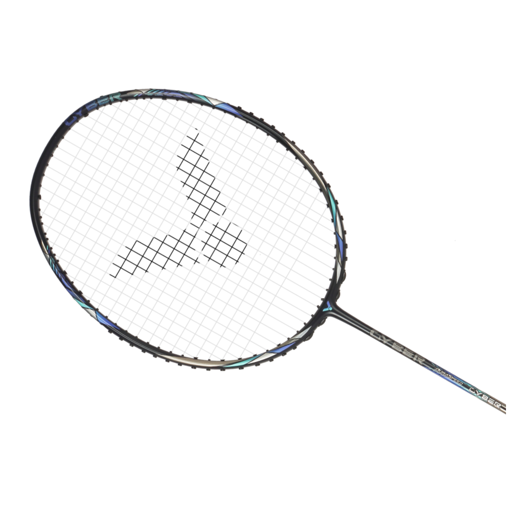 Victor Auraspeed Cyber C Unstrung Badminton Racket ARS CYBER C [Black] - Professional Badminton Racket for Smash & Control - Perfect for Tournaments & Training Sessions