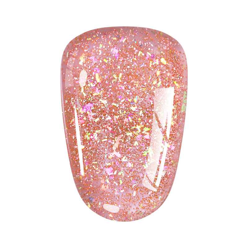Reflective Gel Polish Set with Mica Flakes - Neon #02 (7ml) for Nail Art & DIY Manicures - Perfect for Salon, Home Use & Special Occasions