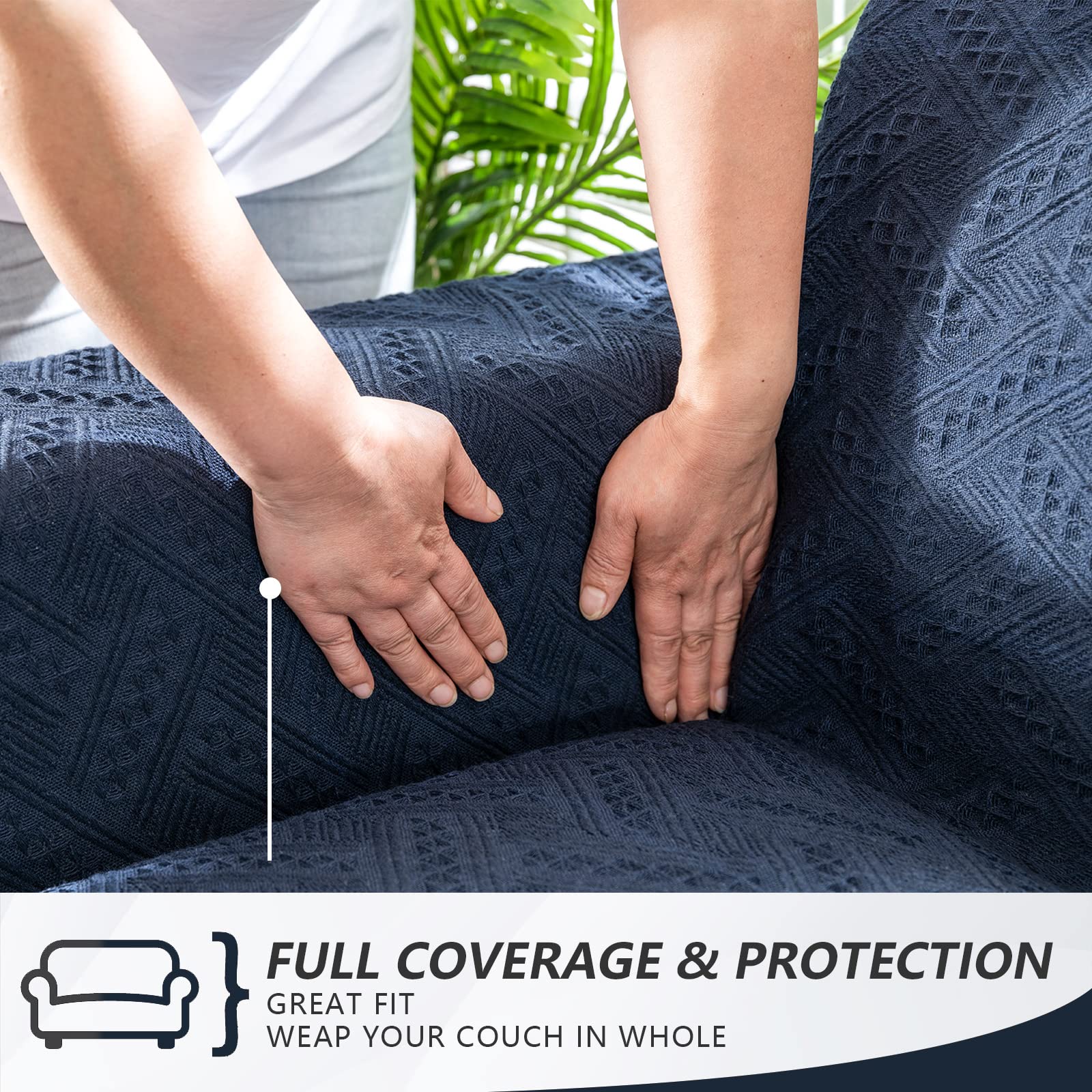 MYSKY HOME 3-Seater Sofa Slipcover - XX-Large (91