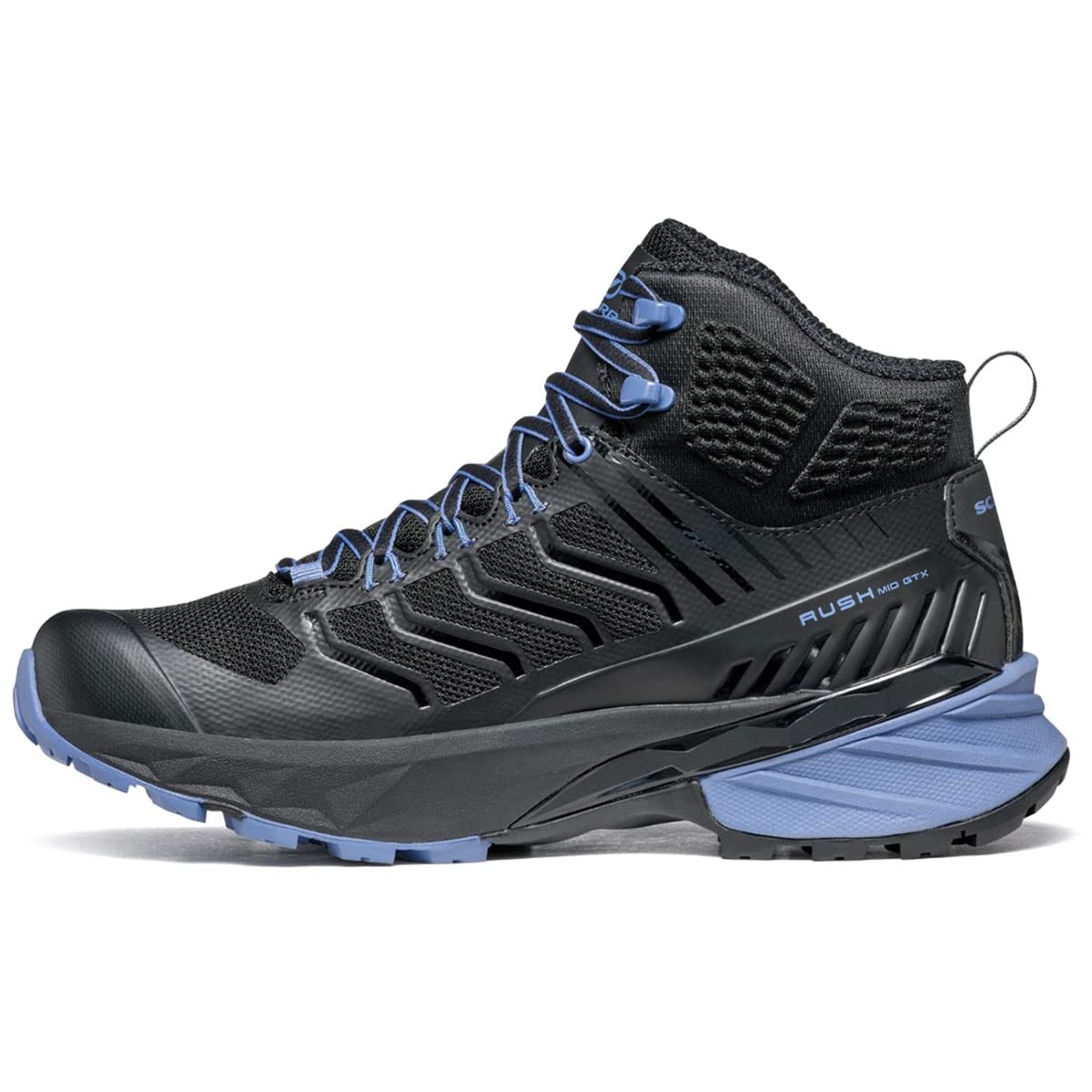 SCARPA Women's Rush Mid GTX Waterproof Hiking Boots - Gore-Tex Trail Running Shoes for Outdoor Adventures & Mountain Climbing