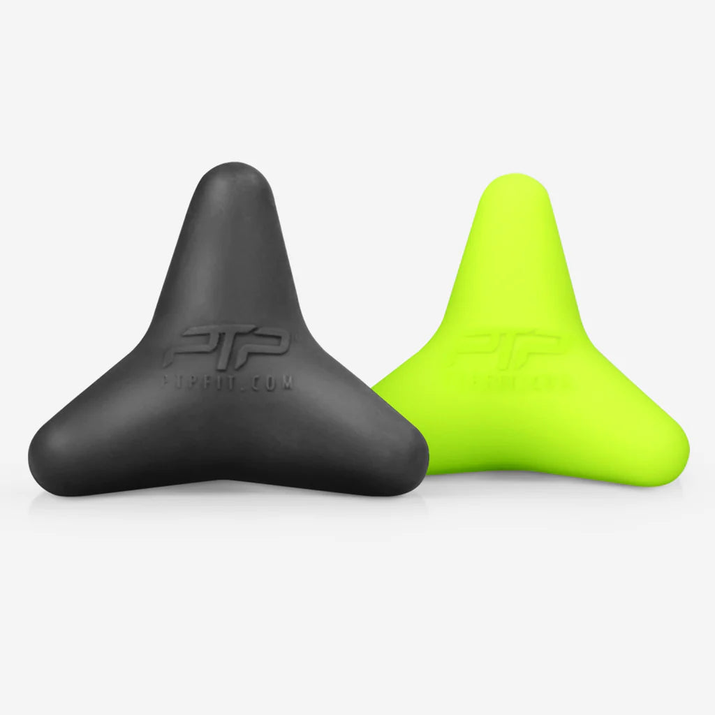 PTP Triflex Combo Resistance Bands Set - Black & Lime Color for Home Workout, Yoga, Pilates and Strength Training