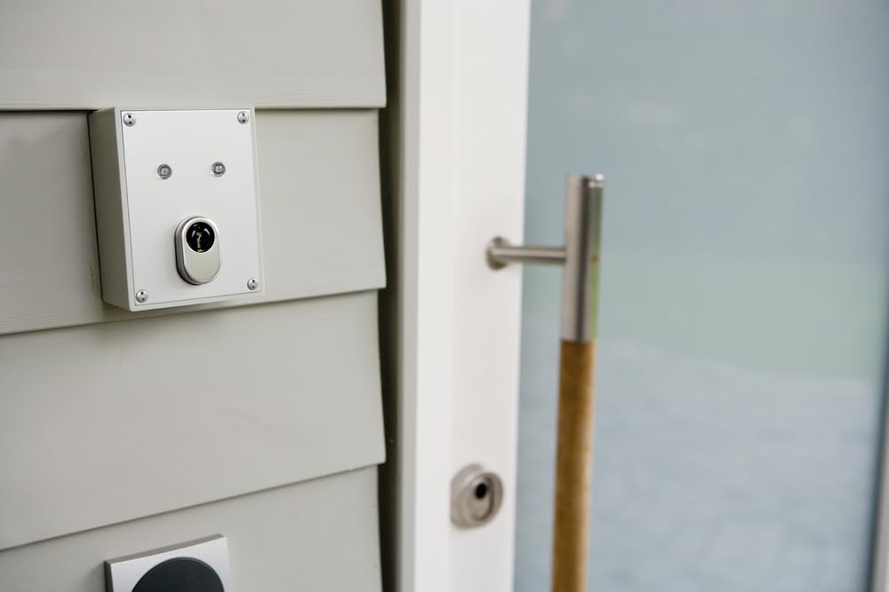 ABUS SE1010 Heavy Duty Silver Key Switch - 117 x 85 x 42mm (BxHxT) - Secure Access Control for Electrical Cabinets, Industrial Equipment & Security Systems