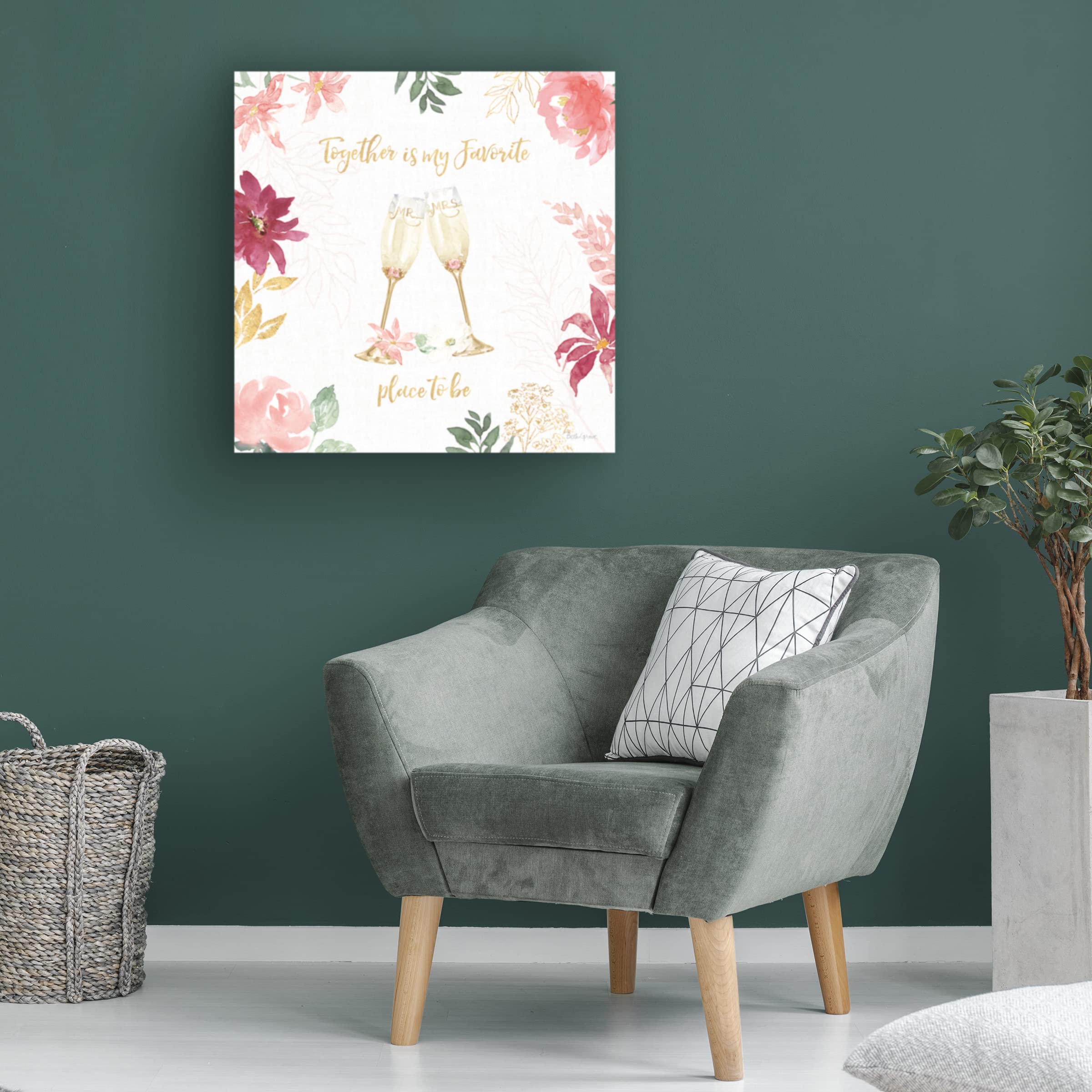 Trademark Fine Art 'Pastel Flower Market IX' Canvas Wall Art Print by Mary Urban - Perfect for Living Room, Bedroom & Office Decor