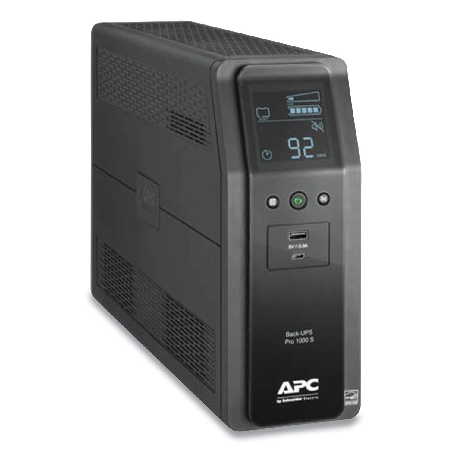 APC BR1000MS Back UPS PRO BR Series 1000VA SineWave Battery Backup Power Supply with 10 Outlets (1080J) - Reliable Protection for Home Office, Computers, and Electronics During Power Outages