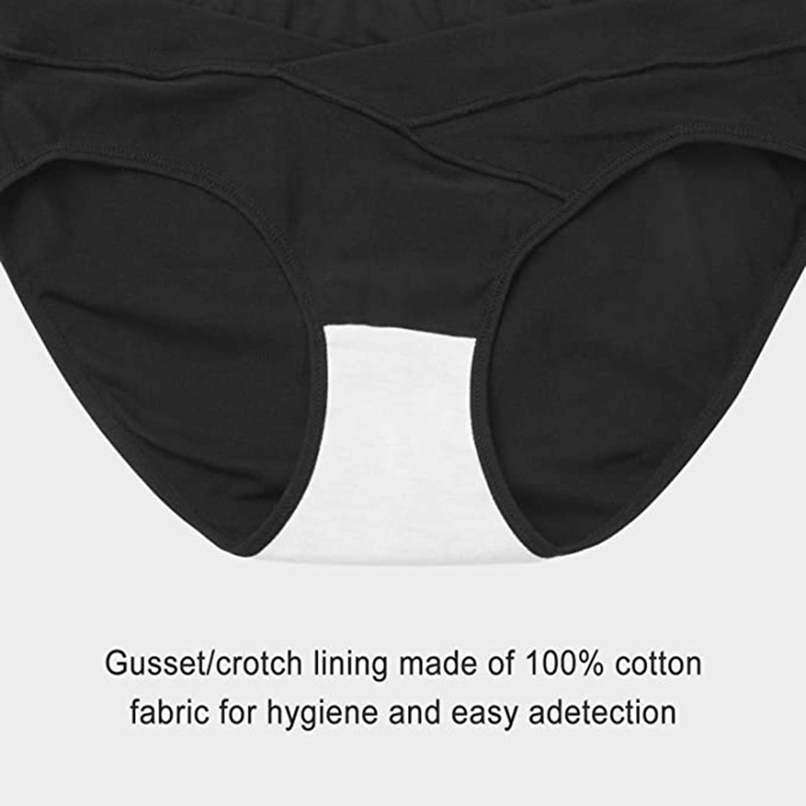 Postpartum Maternity Cotton V-Shaped Underwear - Soft Breathable Post-Pregnancy Panties for Comfort & Recovery | Overnight Delivery | Ideal for New Moms, Nursing & Post C-Section Care