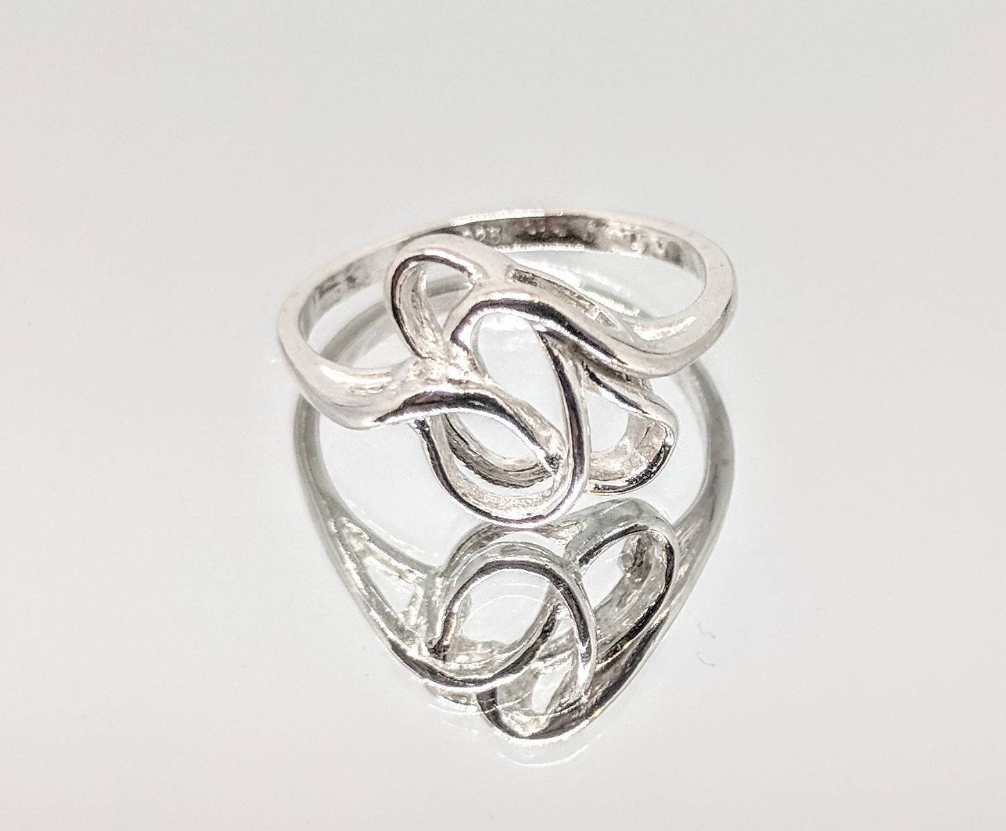 14K Gold or Sterling Silver Freeform Ring Shank Size 7 - DIY Jewelry Making Supplies, Fashion Statement Ring for Women (168 017/148 017) - Perfect for Wedding Bands, Engagement Rings & Boho Style Jewelry Crafting