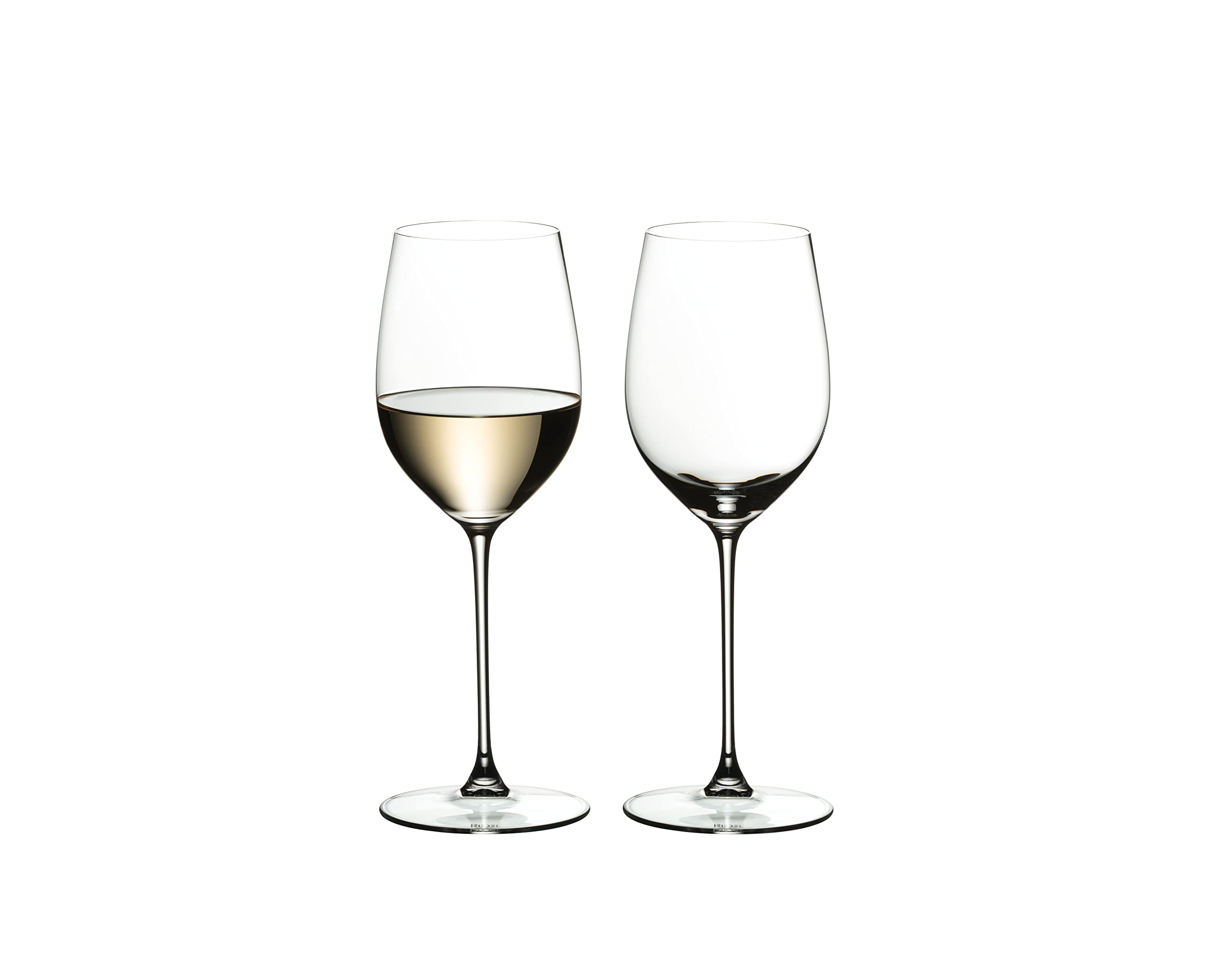 RIEDEL Veritas Crystal Viognier & Chardonnay Wine Glasses - Set of 4 - Premium Stemware for White Wine Tasting, Dinner Parties & Elegant Home Entertaining