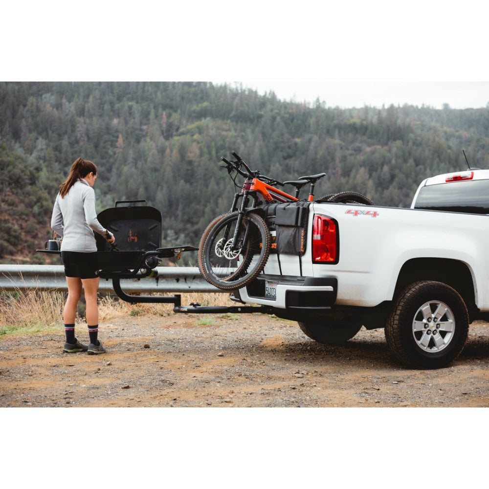 HitchFire F20 2-Burner Propane Gas Grill - Portable Hitch Mounted Outdoor Grill for Camping, Tailgating & Backyard BBQs