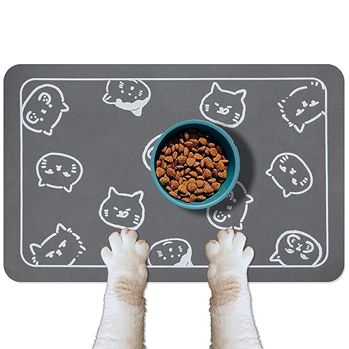 Dark Grey & Multiple cat heads Logo
