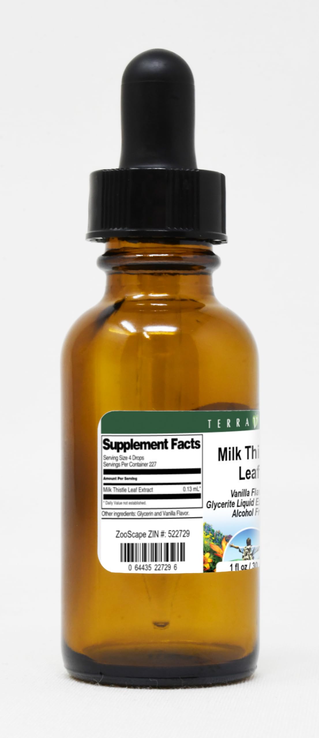 Organic Milk Thistle Leaf Glycerite Extract - Vanilla Flavored Herbal Supplement (1oz) for Liver Support & Detox - Perfect for Daily Wellness & Natural Cleansing Routines