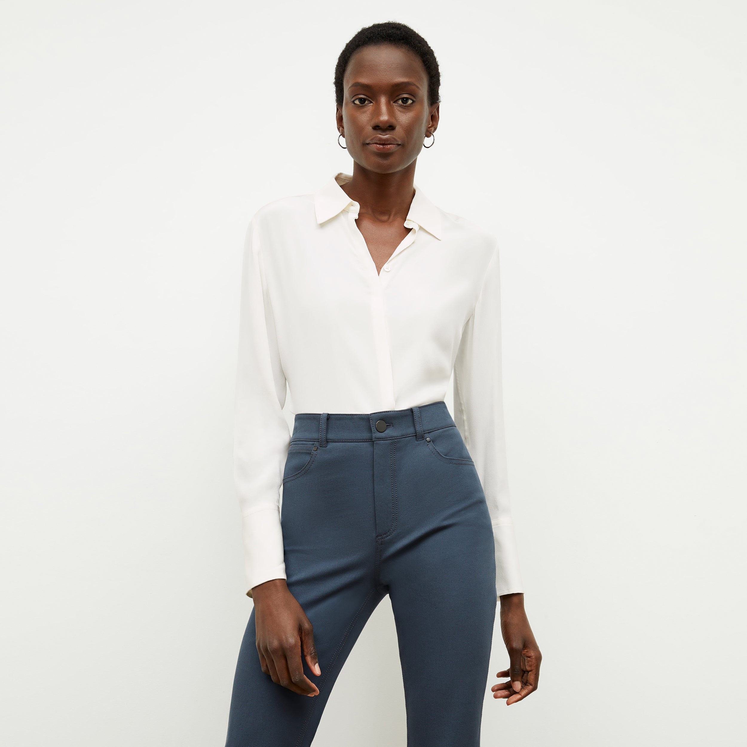 Archie Jean Eco-Friendly Better Than Denim Pants - Dusty Indigo Wash | Sustainable Fashion for Casual Wear & Everyday Outfits