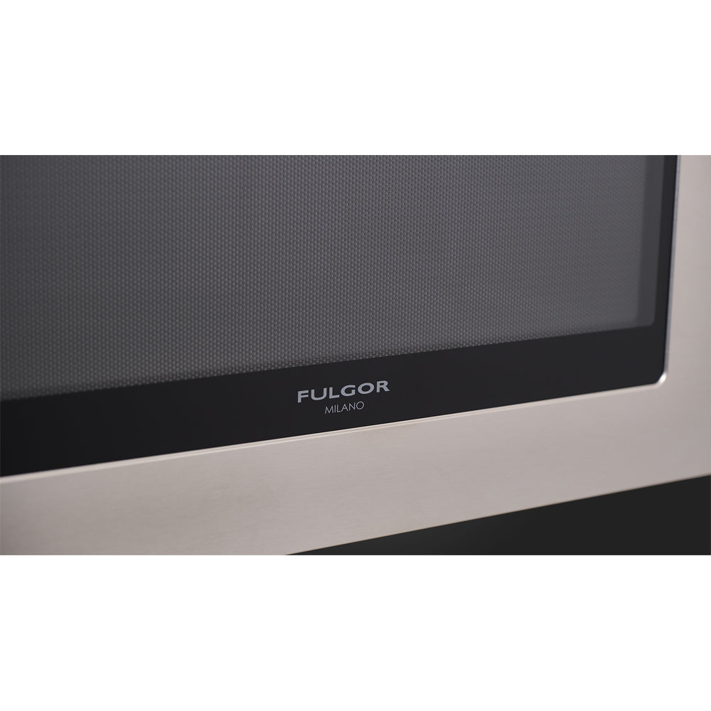 Fulgor Milano 24-Inch 400 Series Stainless Steel Countertop Microwave Oven (F4MWO24S1) - Perfect for Modern Kitchens, Small Spaces & Quick Meal Prep