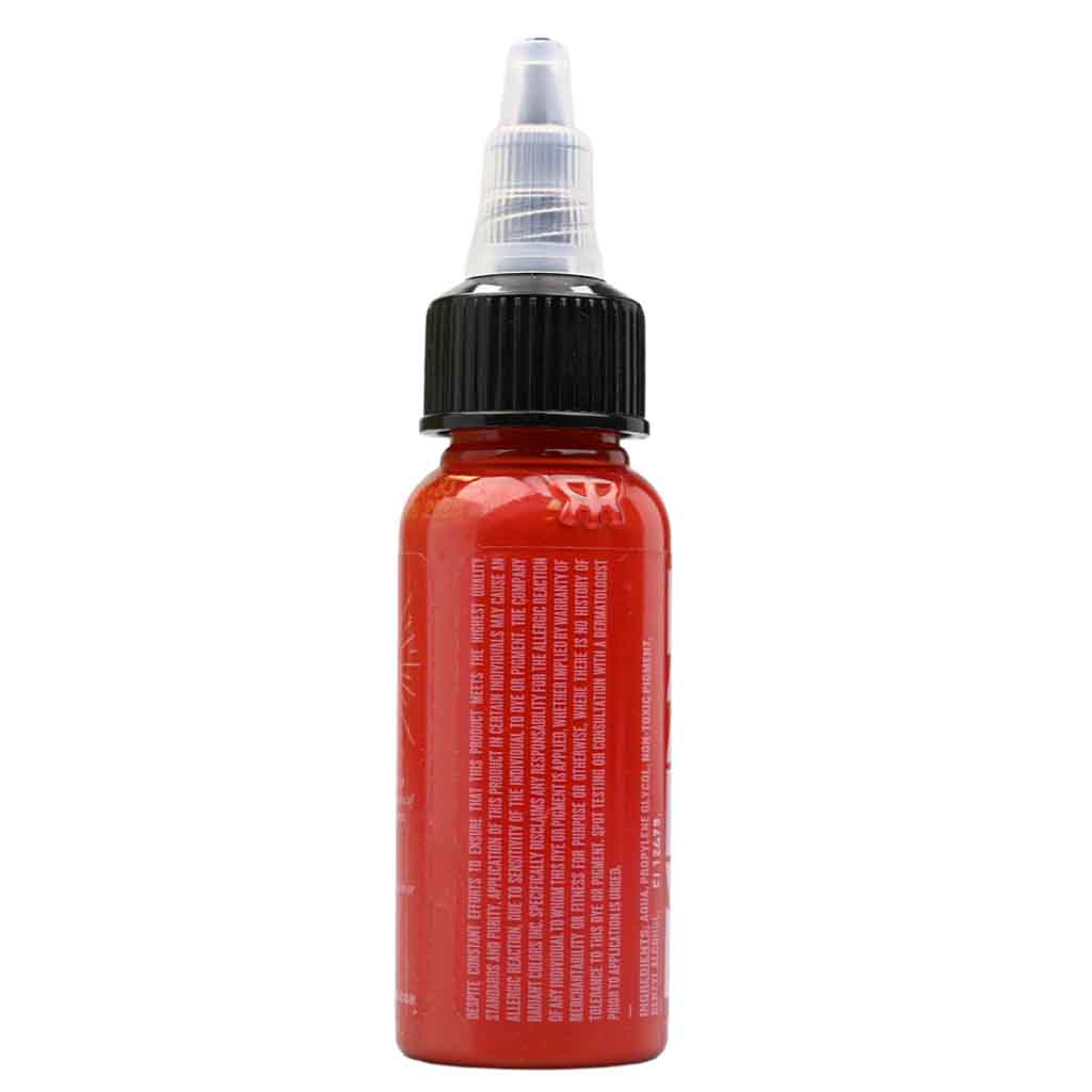Premium Blood Red Tattoo Ink - 1 oz Bottle for Professional Tattoo Artists & Body Art - Vibrant, Long-Lasting Color for Sleeves, Portraits & Custom Designs