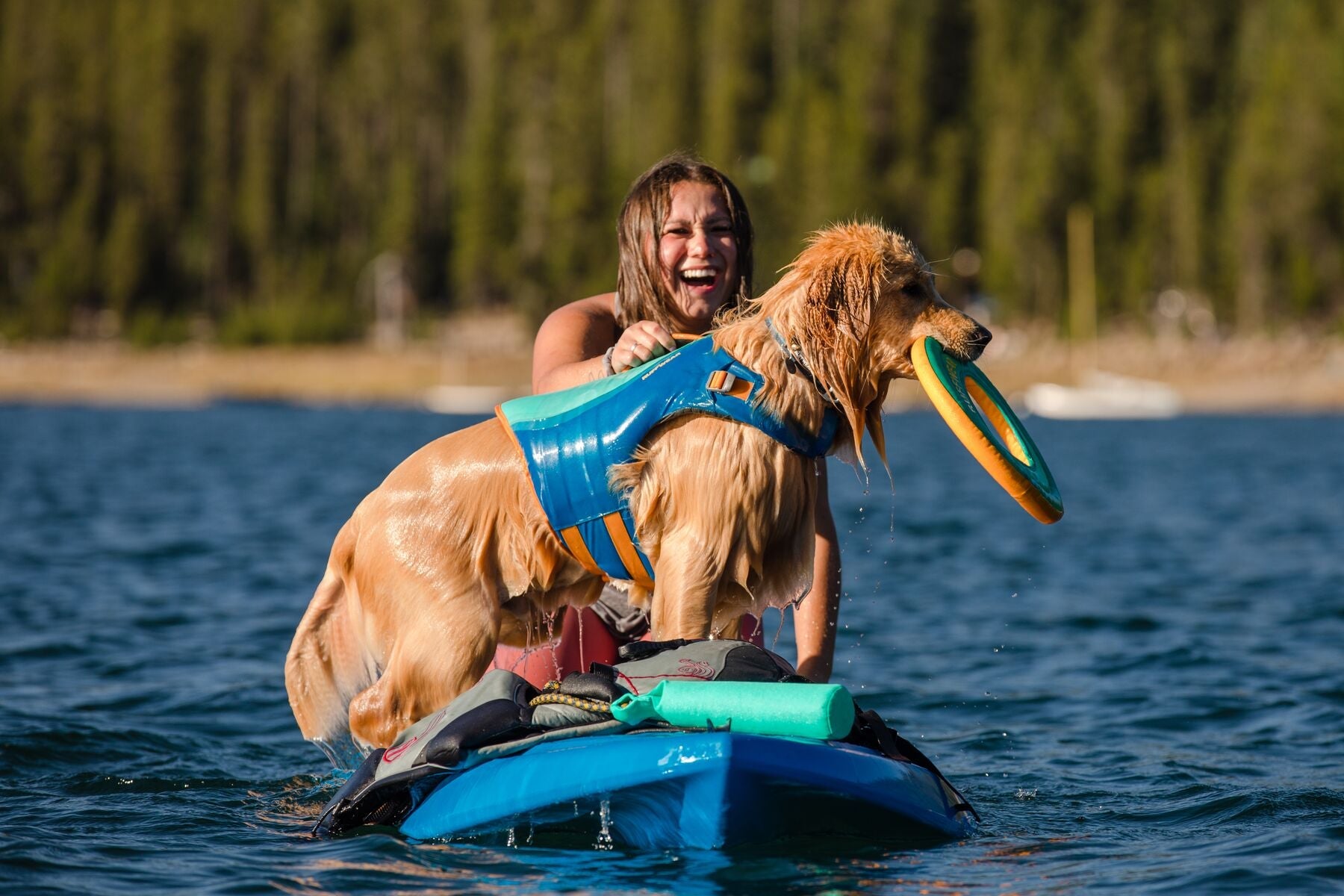 Ruffwear Hydro Plane™ Floating Dog Disc Toy - Tangelo Orange, Waterproof & Durable for Pool, Beach & Outdoor Play - Perfect for Fetch Games with Dogs