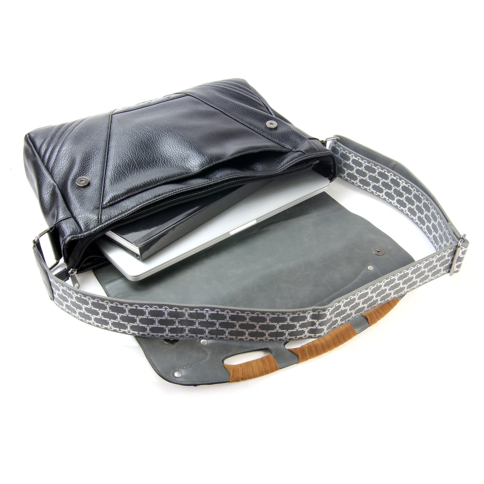 Star Trek The Next Generation Klingon Messenger Bag - Officially Licensed Trek TNG Cosplay Bag for Conventions, School & Work - Durable Crossbody Bag for Fans & Collectors