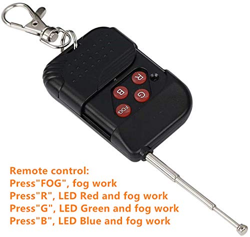 TC-Home 1500W 3-in-1 Stage Fog Machine with 24 LED Digital Display, DMX Control & Remote - Perfect for Concerts, DJ Shows, Halloween Parties & Theater Productions